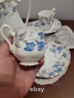 Vintahe Royal Albert Bone China England Morning Glory Tea Set
