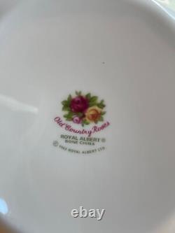 Vtg 1962 Royal Albert Old Country Roses Bone China England