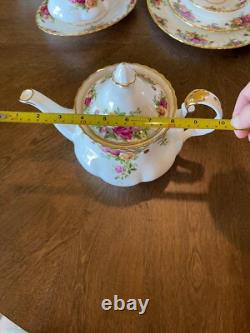 Vtg 1962 Royal Albert Old Country Roses Bone China England