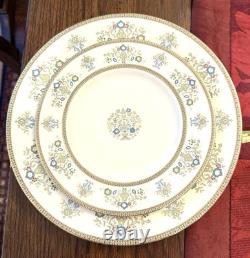 Vtg 1970-83 MINTON Fine Bone China HENLEY 5 Piece Place Setting England, EUC