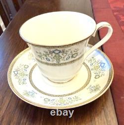 Vtg 1970-83 MINTON Fine Bone China HENLEY 5 Piece Place Setting England, EUC