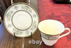 Vtg 1970-83 MINTON Fine Bone China HENLEY 5 Piece Place Setting England, EUC