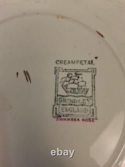 Vtg Grindley Creampetal England Rose Floral China Dinnerware Set 44 Pc