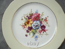 Vtg Hammersley HAM100 Floral Set of 4-8 Salad Plates Bone China England HTF ec