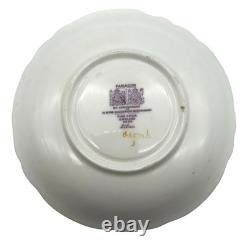 Vtg Paragon Double Warrant Lilac Ribbon Teacup & Saucer Set Bone China England