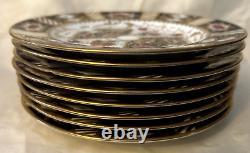 Vtg SET of 8 Wedgwood Bone China England IMARI 5 7/8 Desert/Bread Plates NICE