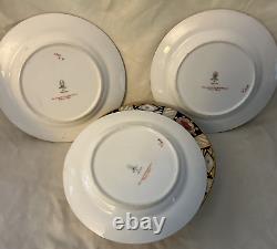 Vtg SET of 8 Wedgwood Bone China England IMARI 5 7/8 Desert/Bread Plates NICE