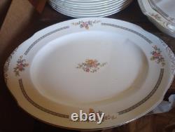W. H. Grindley Co England Chelsea Ivory Partial China Set 1880-1918 70 Plus Pcs