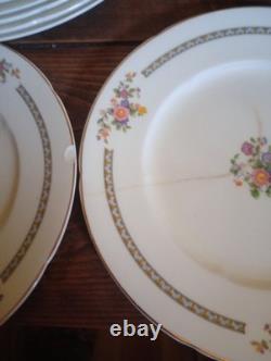 W. H. Grindley Co England Chelsea Ivory Partial China Set 1880-1918 70 Plus Pcs