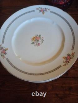 W. H. Grindley Co England Chelsea Ivory Partial China Set 1880-1918 70 Plus Pcs