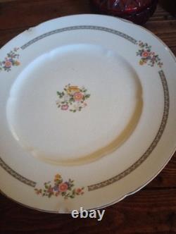 W. H. Grindley Co England Chelsea Ivory Partial China Set 1880-1918 70 Plus Pcs