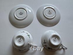 WEDGWOOD 12-Piece WILD STRAWBERRY Bone China Tea Coffee Plates Set