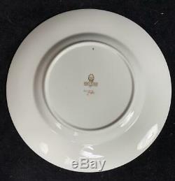 WEDGWOOD Avon Lavender BONE CHINA England 11 Dinner Plates Set of 8 Gold Trim