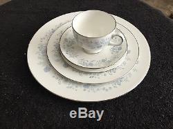 WEDGWOOD BONE CHINA (4) 5pc Place Settings BELLE FLEUR Made in England EXC