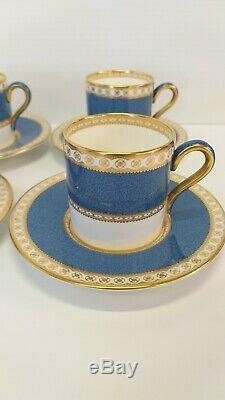 WEDGWOOD Bone china made in England Cup and Saucers Set of Six never used