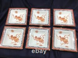 WEDGWOOD DYNASTY set of 6 BONE CHINA SQUARE BOWLS never used! NEW! EXCELLENT