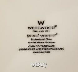 WEDGWOOD Grand Gourmet Bone China 8 Vegetable Bowls Set of 2 ENGLAND 1999