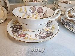 WEDGWOOD Lichfield Bone China 21 Piece Tea Set, Crafted in England, VERY NICE