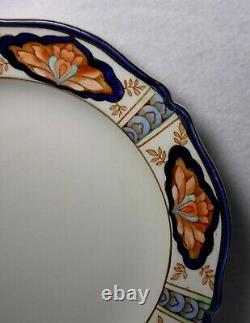 WOOD & SONS England china NILE 2788 pattern Set of 12 Luncheon Plates 9