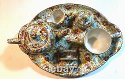 Wade, England Wonderful 6 Piece Demitasse Set Butterfly Chintz Pattern