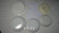 Wedgewood! 9th Century Japan Creamware Imari China 38 pieces