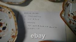 Wedgewood! 9th Century Japan Creamware Imari China 38 pieces