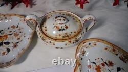 Wedgewood! 9th Century Japan Creamware Imari China 38 pieces