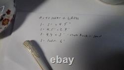 Wedgewood! 9th Century Japan Creamware Imari China 38 pieces