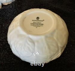 Wedgewood Bone China Butter Dish Cream & Sugar Set Countryfare Made In England