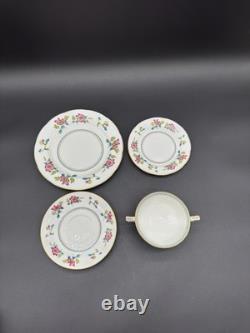 Wedgewood Chinese Flowers Dish Set of 4 Bone China England Excellent Condition