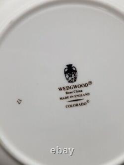 Wedgewood Colorado Set Of 5 Shallow Soup Bowls Bone China England