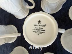 Wedgewood Countryware Cabbage Bone china Mugs Set of 8