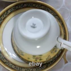 Wedgewood INDIA SET of 2 Pair Cup & Saucer Bone China England Made Tableware