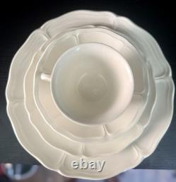 Wedgewood Queens Shape-6 Piece Place Settings-Service For 4, Mint, Cream, Vtg