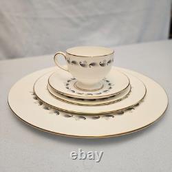 Wedgewood Stardust China Dinner Set Made in England Vintage VTG 44 PCS