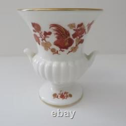 Wedgwood 8 Pc Vanity Dresser Set England Bone China Golden Cockerel Pattern Mint