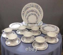 Wedgwood Angela bone china SET of 7 FIVE-piece place settings made in England