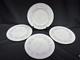 Wedgwood BELLE FLEUR Bone China England Set of 4 Dinner Plates 10 3/4