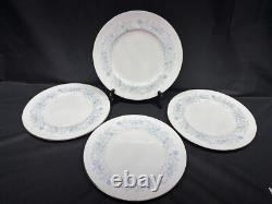 Wedgwood BELLE FLEUR Bone China England Set of 4 Dinner Plates 10 3/4