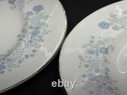 Wedgwood BELLE FLEUR Bone China England Set of 4 Dinner Plates 10 3/4