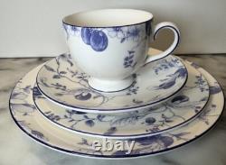 Wedgwood Blue Plum Tea Set 4 Piece Cup And Plates Bone China Made in England