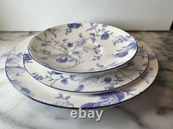 Wedgwood Blue Plum Tea Set 4 Piece Cup And Plates Bone China Made in England