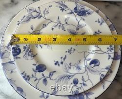 Wedgwood Blue Plum Tea Set 4 Piece Cup And Plates Bone China Made in England