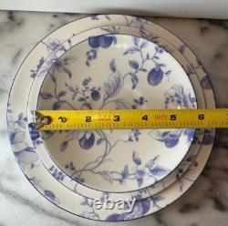 Wedgwood Blue Plum Tea Set 4 Piece Cup And Plates Bone China Made in England