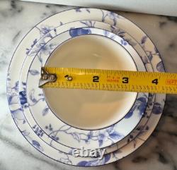 Wedgwood Blue Plum Tea Set 4 Piece Cup And Plates Bone China Made in England