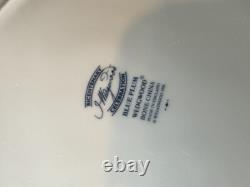 Wedgwood Blue Plum Tea Set 4 Piece Cup And Plates Bone China Made in England