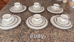 Wedgwood Bone China Amherst (retired) 36 Piece Dinner Set- 6 Complete sets