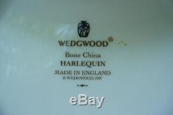 Wedgwood Bone China Harlequin England, 1997 set of 3 tableware (5 pieces)