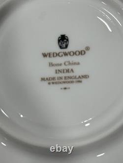 Wedgwood Bone China India Pattern 5pc Place Settings. Service For 6 Retired