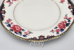 Wedgwood Bone China PAVILION Set/2 Salad Plates EXCELLENT+ Crown Shape England